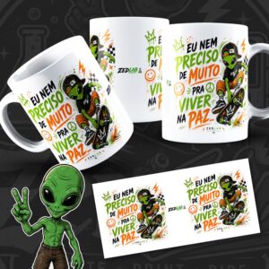 Eu nem preciso de muito - Caneca Branca
